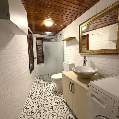 3-story Bohemian Greek House W Garden Villa Ayvalik